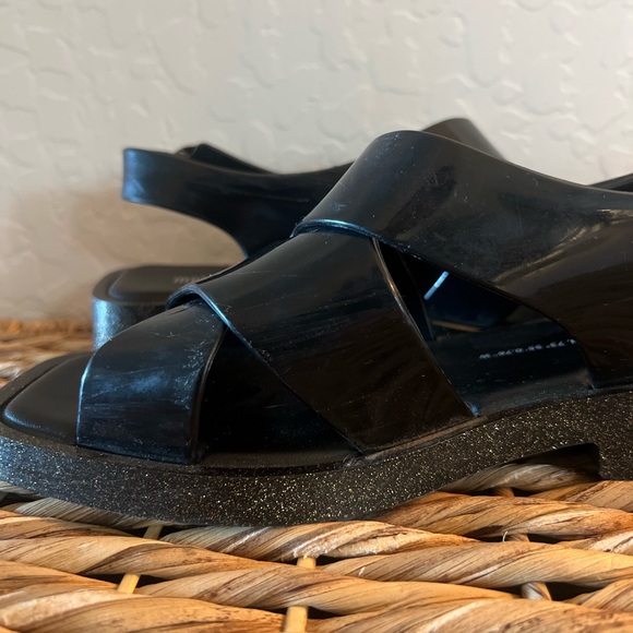 Melissa Black Sandals size 7 - Picture 4 of 7